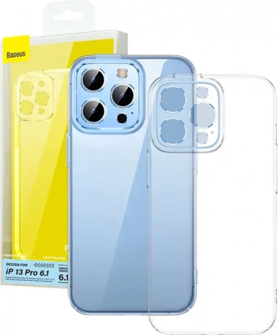 Baseus Crystal védőtok iPhone 13 Pro-hoz edzett üveggel