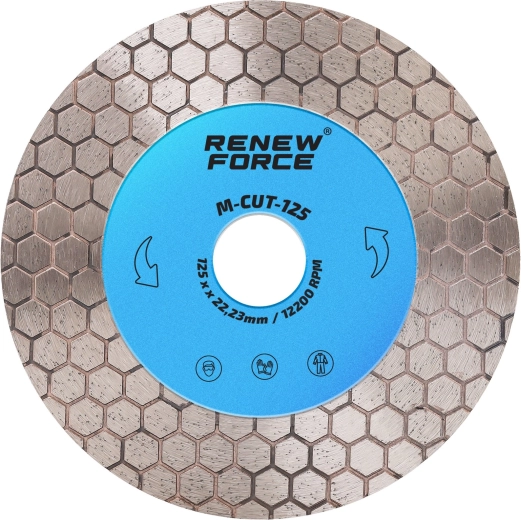 Renew Force 125 mm gyémánt vágótárcsa gres és kerámia vágásához