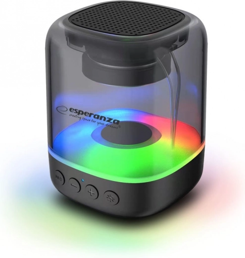 Bluetooth hangszóró FM LED RGB Viola