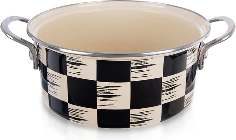 Zománcozott lábas Sakktábla 20 cm, 2,2 l