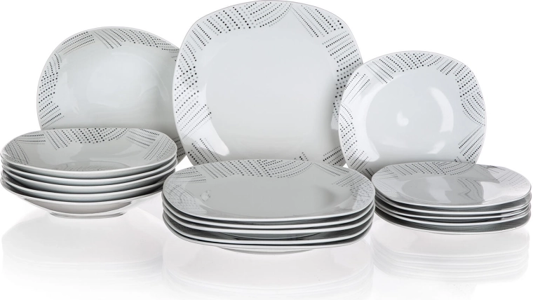 Tartós porcelán mosogatógéphez és mikrohullámhoz