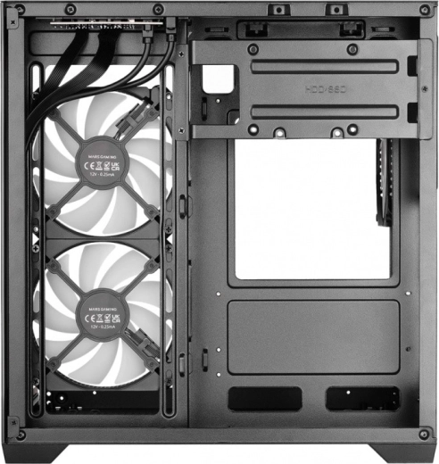 Optimalizált hűtés 3× ARGB ventilátorral