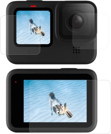 Telesin edzett üveg GOPRO HERO 9/10/11/12 kamerákhoz – kijelző- és objektívvédő készlet