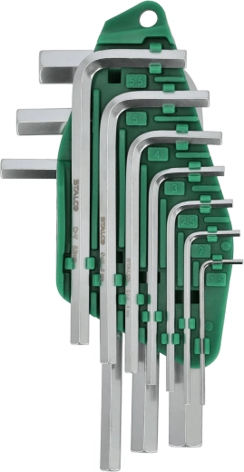 STALCO HEX imbuszkulcs készlet 1,5–10 mm (10 db) CrV