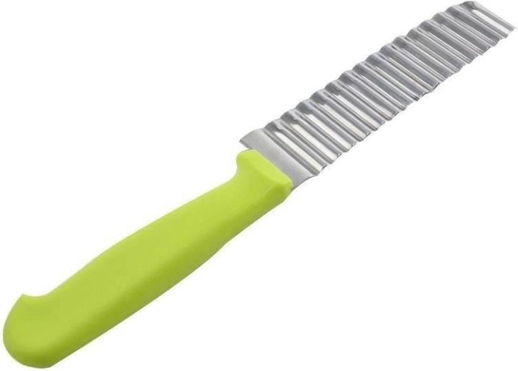 Hullámos kés hasábburgonyához és zöldségekhez, 23 cm