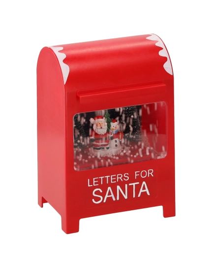 Dekoráció és „levelek a Mikulásnak” postaláda