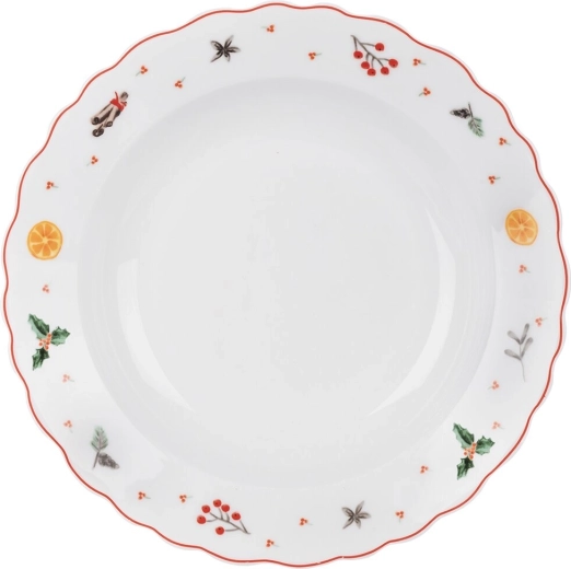 Mély porcelántányér Karácsony illata 24,5 cm