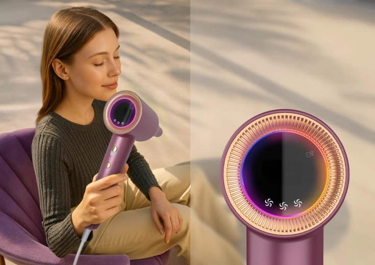 Okos hőmérséklet-szabályozás LED-kijelzővel