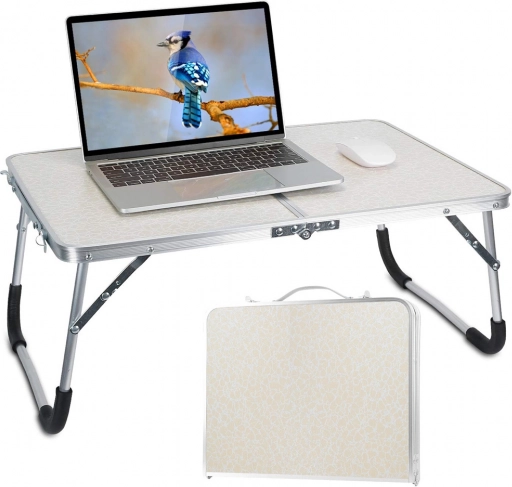 Összecsukható hordozható kemping- és laptopasztal 40 × 30 cm