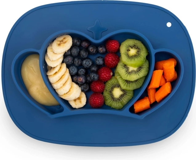 Három különálló rekesz a változatos adagokhoz