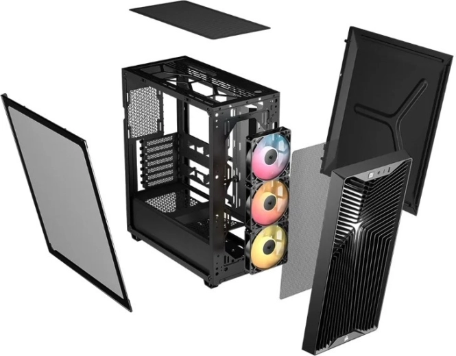 Moduláris kialakítás és 3× RS120 ARGB a csomagban