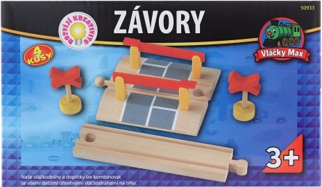 Maxim fa sorompók és sínek