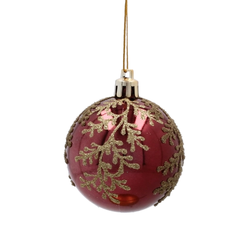 Luxus bordó árnyalat arany dekorral