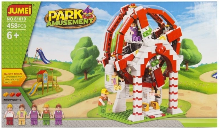 Jumei vidámpark építőkészlet 458 darab (47 × 28 cm) - 1 db