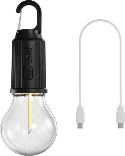 Retlux hordozható, USB-C-s tölthető LED-izzó