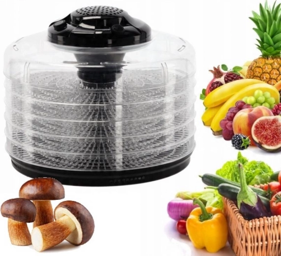 5 szintes ételszárító 350 W 32 cm