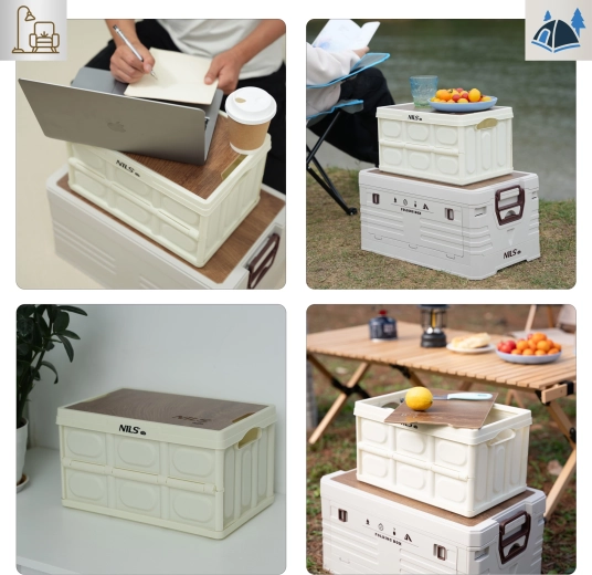 Egymásra rakható, tartós és könnyen hordozható