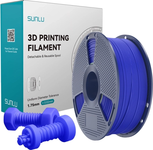 Sunlu nagy sebességű ABS filament, 1,75 mm, 1 kg, kék