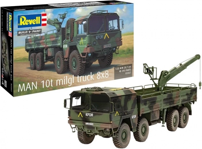 Műanyag modell MAN 10T MILGL 8x8 tehergépkocsiból 1/35