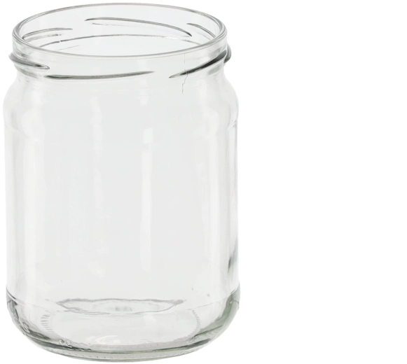 460 ml-es üveg tárolóedény 82-es fedővel