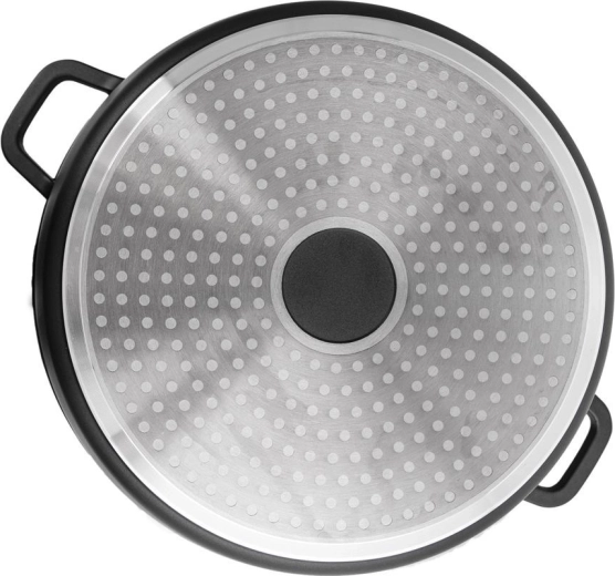 Indukcióval kompatibilis, egyenletes melegítés