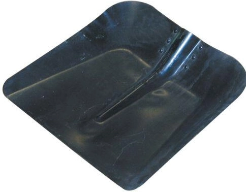 Nagy szénlapát nyél nélkül, fekete acél