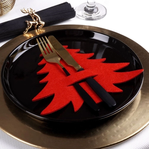 Élénk piros filc a tökéletes karácsonyi hangulatért