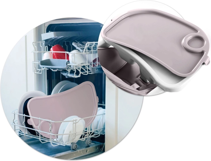 Levehető tálca betéttel, gyors tisztításhoz ideális