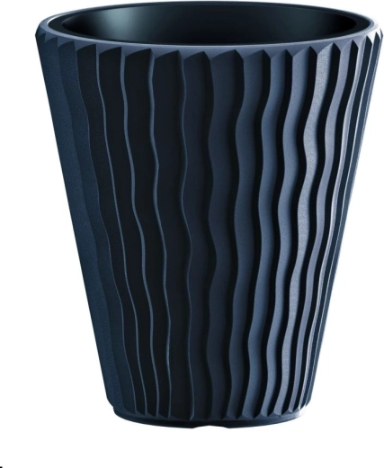 Prosperplast Sandy Slim antracit virágtartó 37 l