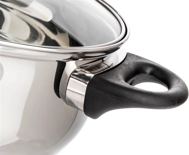 Tartós rozsdamentes acél fényes felülettel