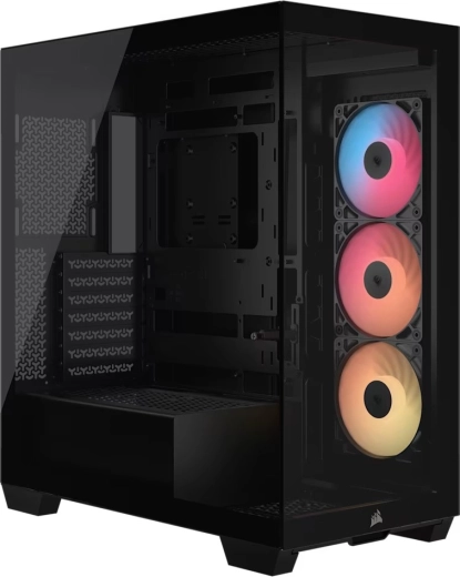 3500X RS-R ARGB Mid‑Tower számítógépház fekete