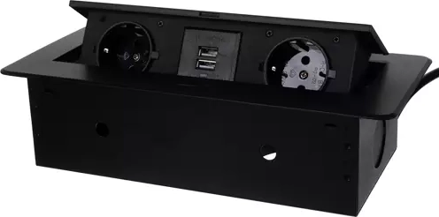2× aljzat + 2× USB egy modulban