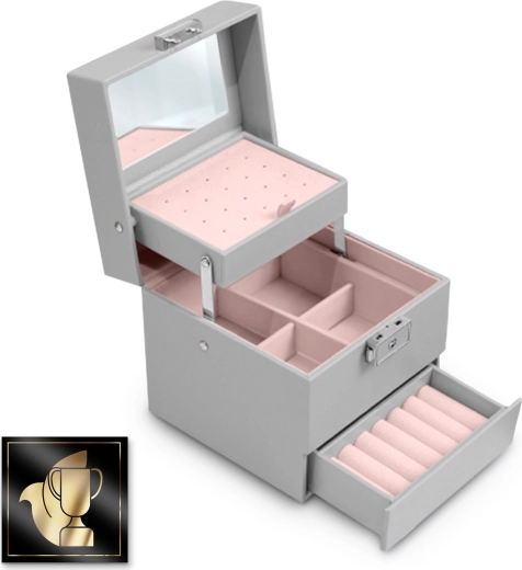 Zárható fedél tükörrel