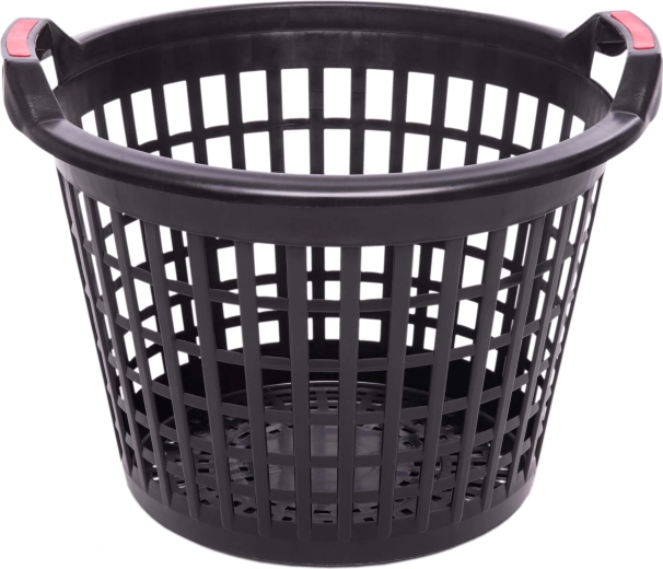 Műanyag kosár 35 l, fekete