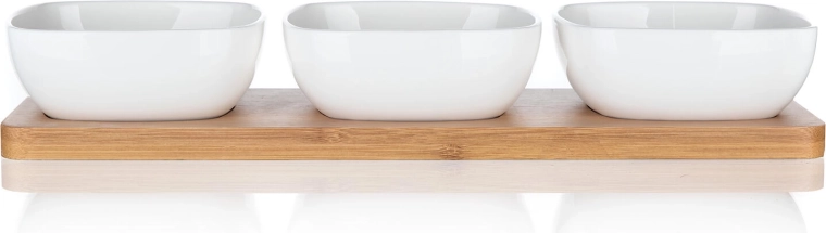 Elegáns porcelán–bambusz kombináció