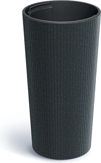 Lamia Slim Eco Wood antracit virágtartó