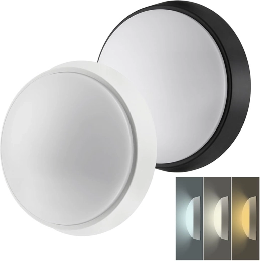 Solight kerek LED lámpa falra és mennyezetre, választható fényhőmérséklettel (3CCT) és cserélhető burkolattal