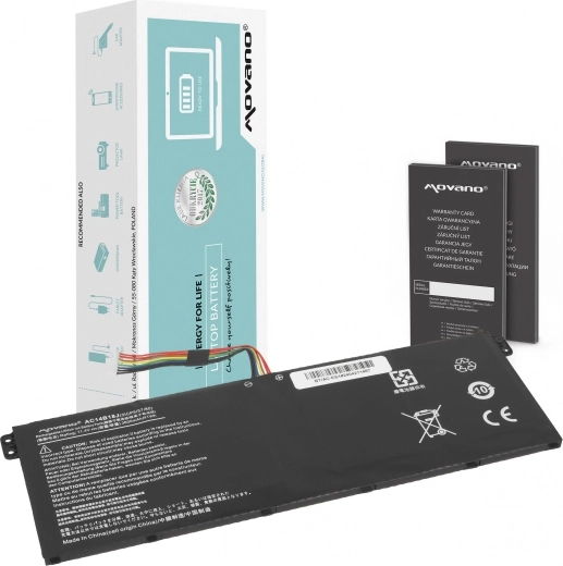 Akkumulátor Acer Aspire ES1 és V3 notebookhoz Movano 3600 mAh 41 Wh