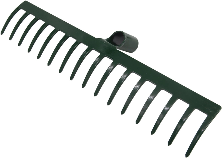 PROFI acél gereblye 16 foggal, 45,5 cm, nyél nélkül