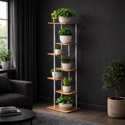 Loft design: fém + fa