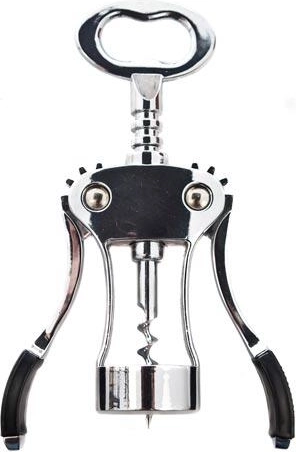 CULINARIA DELUXE szárnyas bornyitó, 18 cm, króm