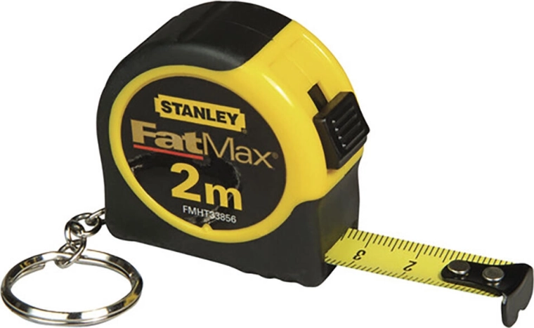 STANLEY 2 m-es felcsévélhető mérőszalag kulcstartóval