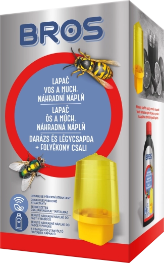 Bros darázs-, lódarázs- és légycsapda – utántöltő 200 ml