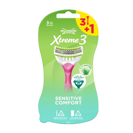 Wilkinson Xtreme3 Sensitive Comfort női borotva 3+1