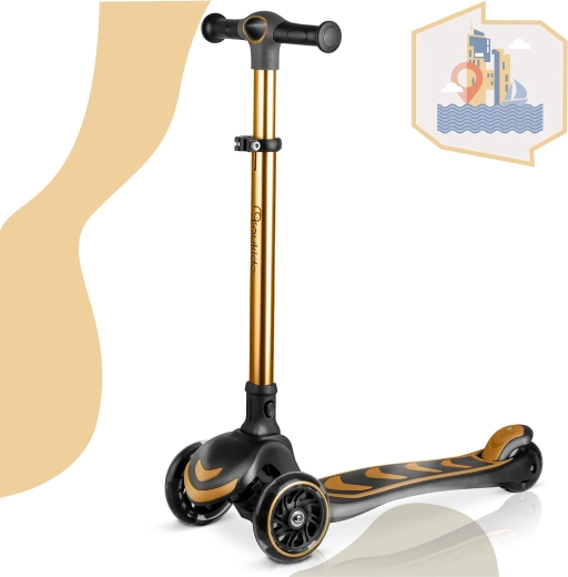 Stabil egyensúlyozó lean-to-steer kormányzás