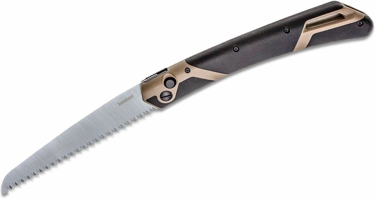 Kershaw Taskmaster Saw 2 összecsukható fűrész, 17,8 cm, fekete–barna
