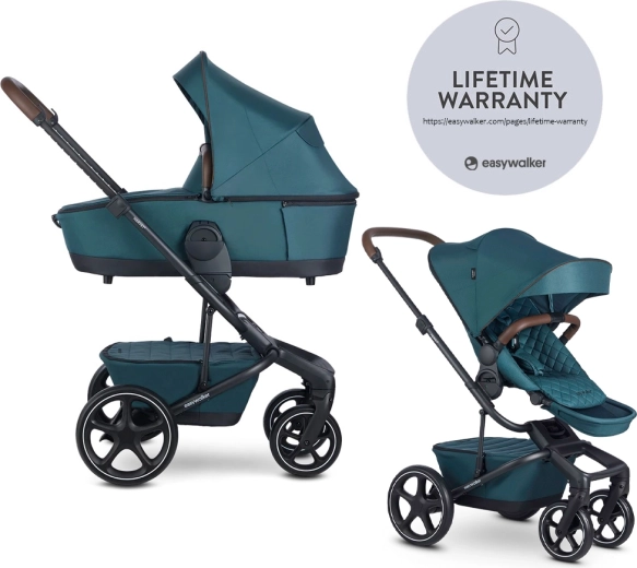 Easywalker harvey⁵ premium 2 az 1-ben kombinált babakocsi jade green