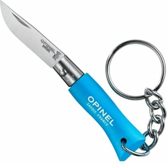 Opinel N°02 VRI kulcstartó kés, cyan