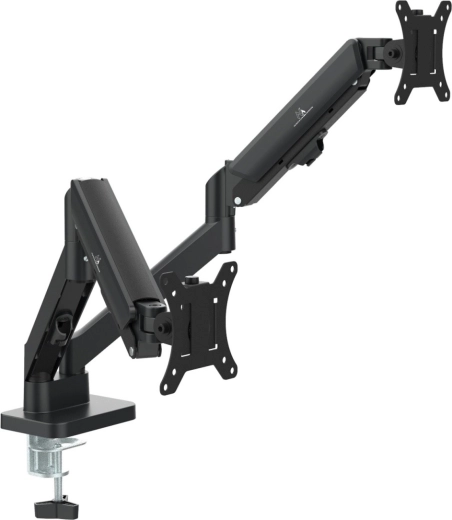 Dupla monitor tartó 17–32" gázrugós karral MACLEAN MC-134 (2–10 kg)