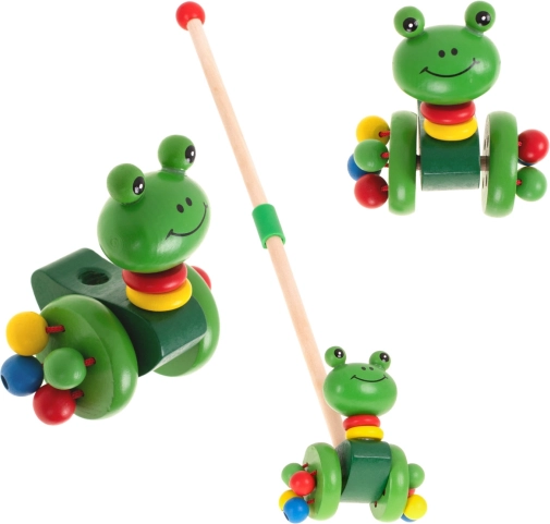 Fa tolókábanckodó béka rúddal